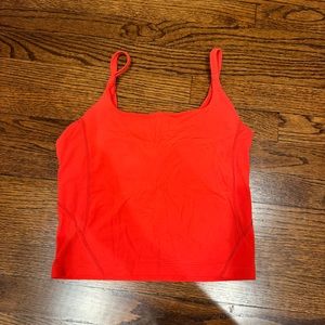 Lululemon Strappy Nulu Shelf Tank Top